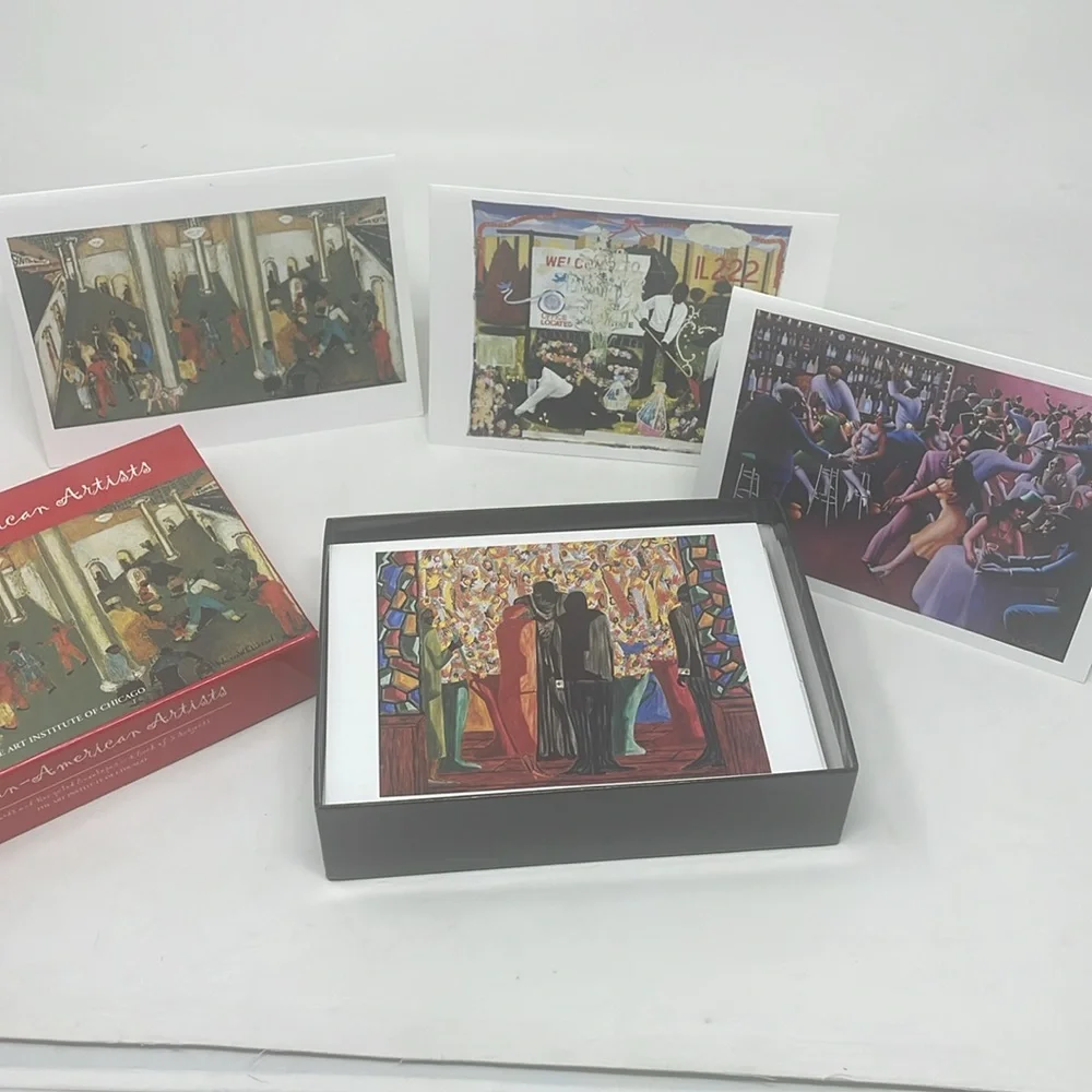 AFRICAN-AMERICAN Artists Box of 20 Notecards and Envelopes